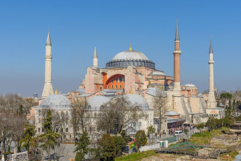 Die Hagia Sophia in Sultanahmet, der Altstadt Istanbuls